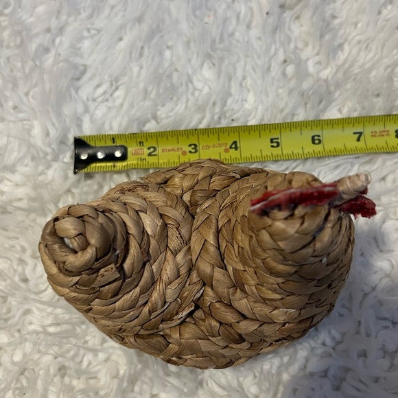 50% off w like Wicker Rattan wrap Chicken Hen Farmhouse Decor Rooster unique - Picture 4 of 5